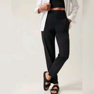 Athleta Brooklyn Heights Vienna Slim Pants 22 Black NEW